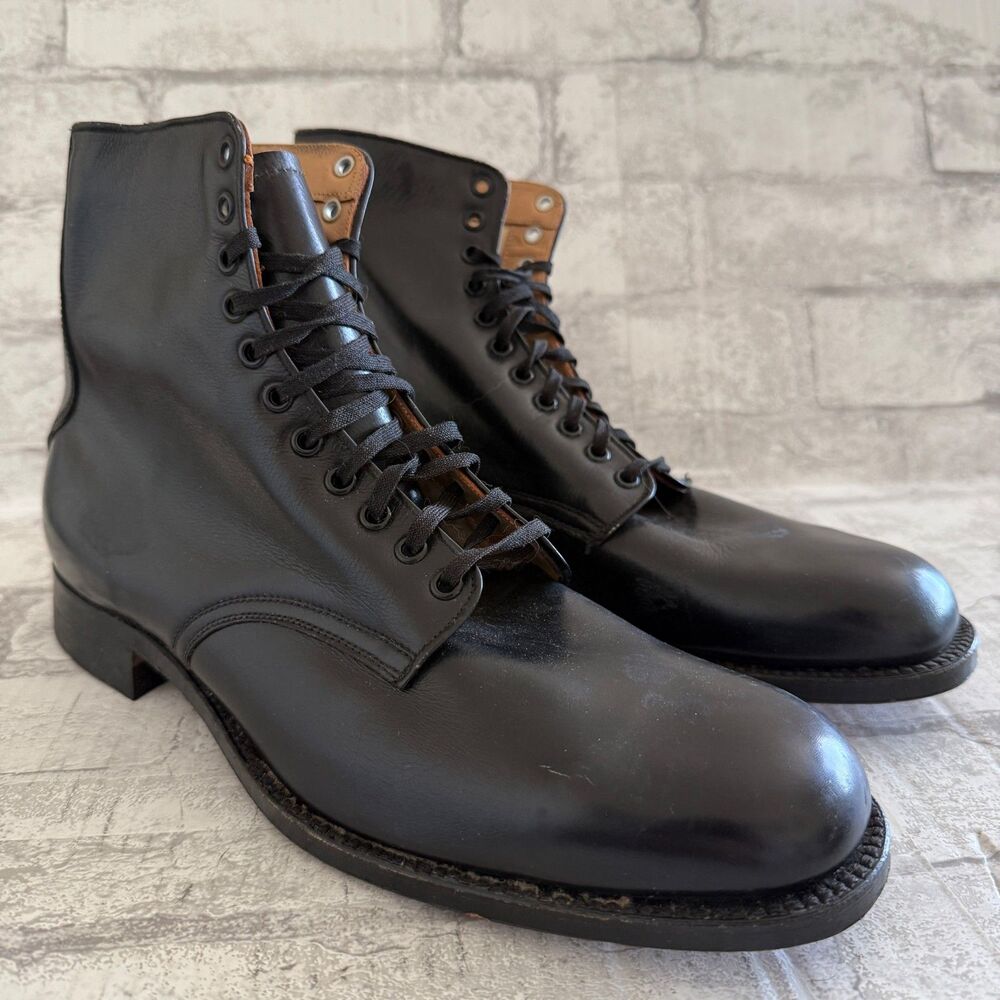 NWOB VTG Rare 727054 Vietnam Era Military Tactical Combat Boots Shoes Sz 10.5 E